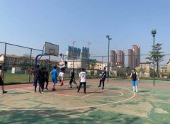 我司與煙臺(tái)康迪新科公司的一場(chǎng)籃球友誼賽