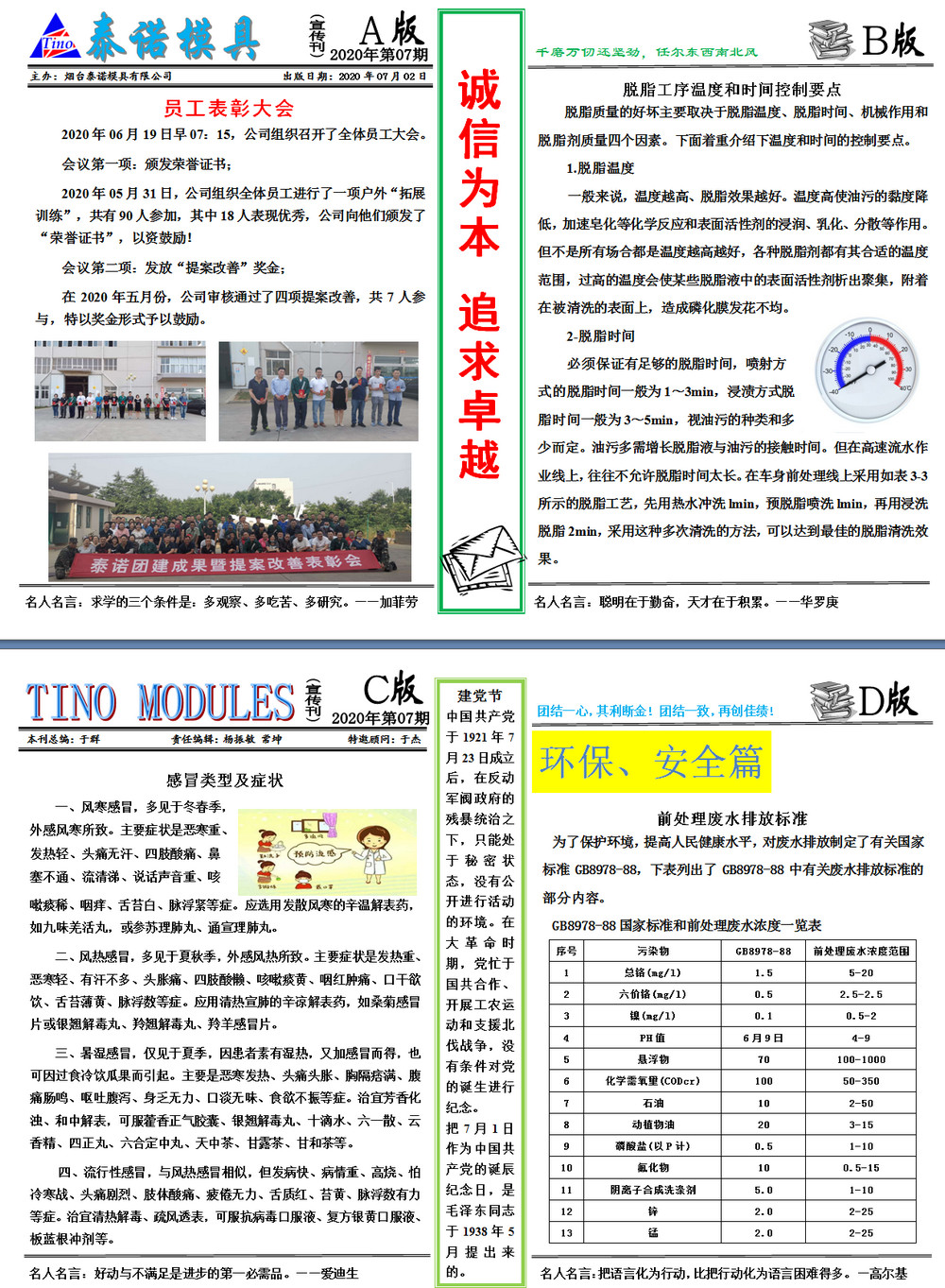 2020年第7期月報(bào)